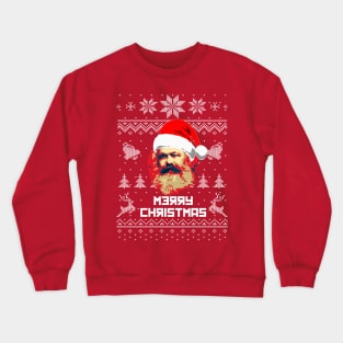 Karl Marx Merry Christmas Crewneck Sweatshirt